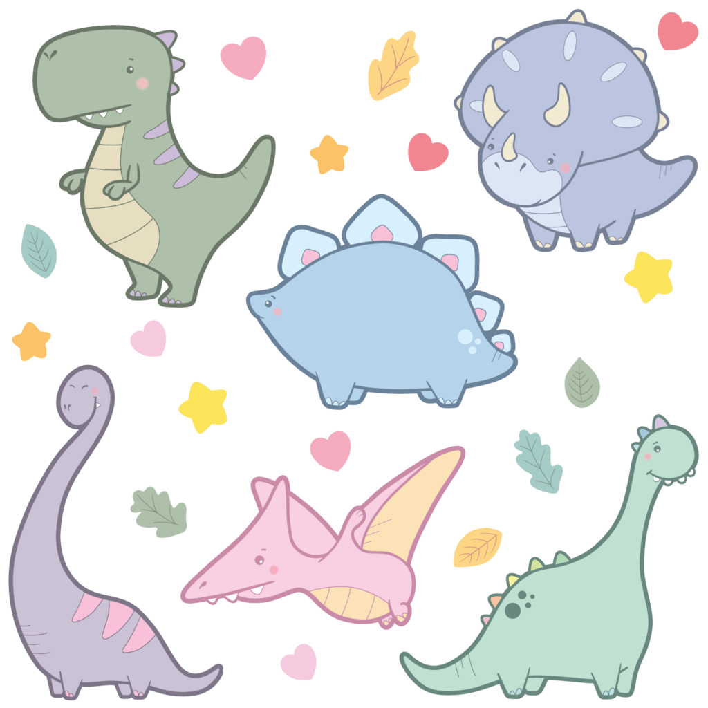 Little Dinos, Big Hearts Set