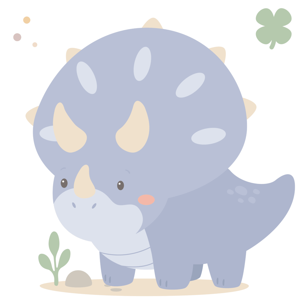 Tilly the Triceratops - The Protective Friend