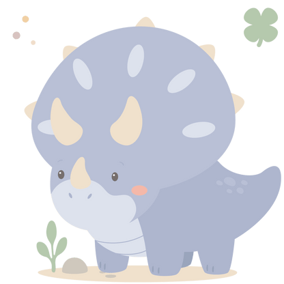 Tilly the Triceratops - The Protective Friend