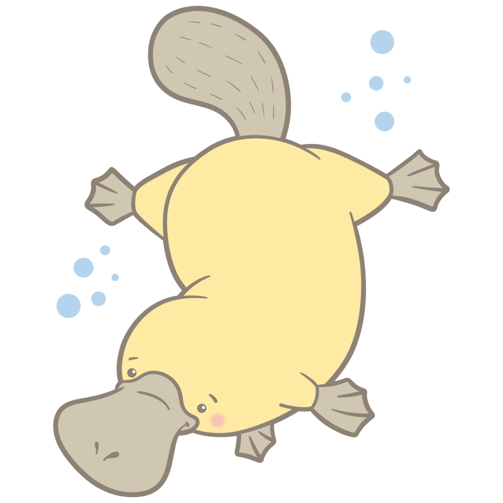 Patrick the Platypus wall sticker for kids – cute design for bedrooms, nurseries, and playrooms