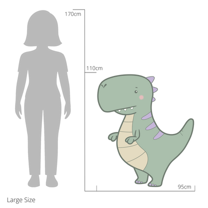 Travis the T-rex wall sticker size guide – large size dimensions for kids’ bedroom walls