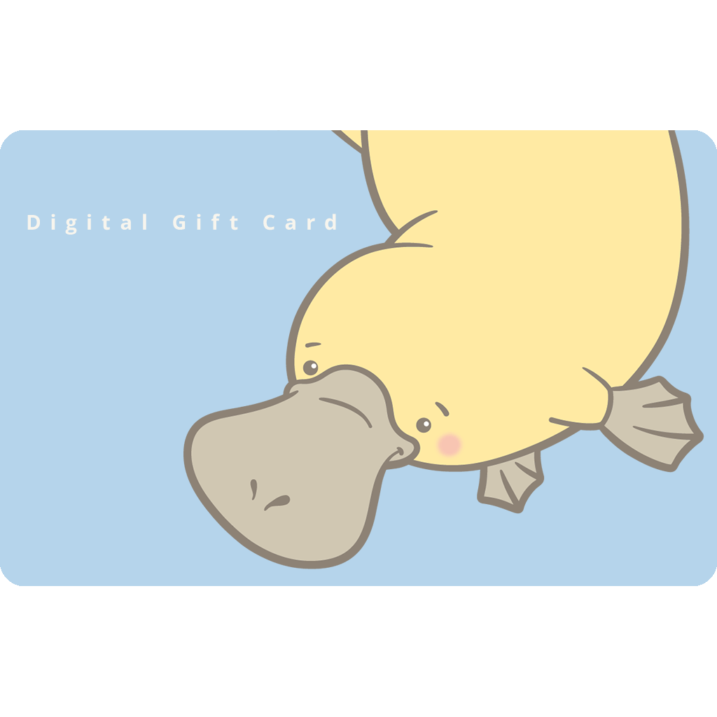 TinyTails gift card for wall sticker collection – ideal gift for kids’ bedrooms